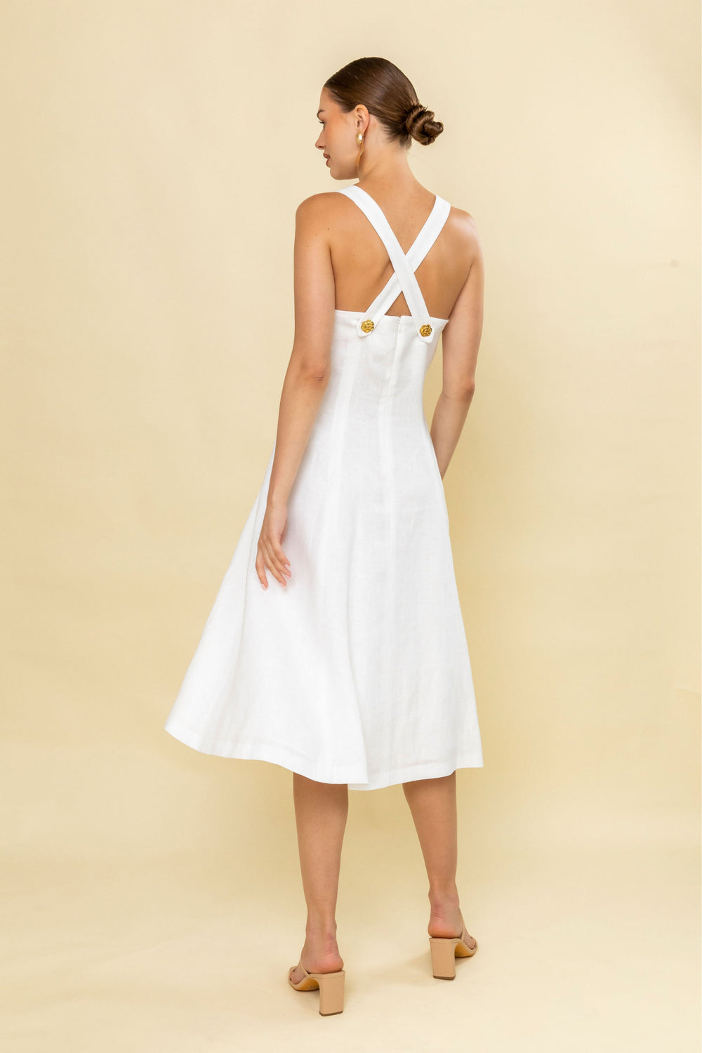 The Linen Antibes Dress The Linen Antibes Dress